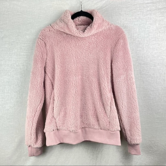 Sweaters - Lukka Lux Pink Turtleneck Plush Pullover Sweater